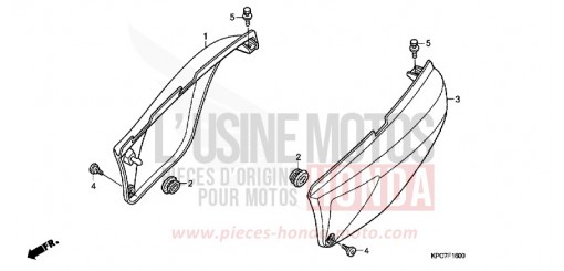 COUVERCLE LATERAL XL125V9 de 2009